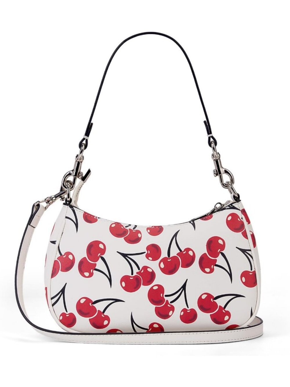 Cute Cherry Print Shoulder Bag for Women | Small Coquette Crossbody Hobo Bag